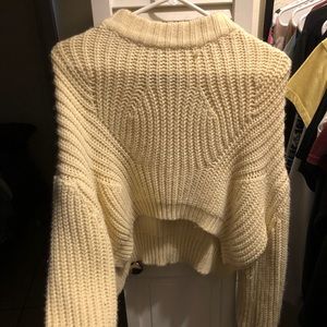 Creme knit sweater